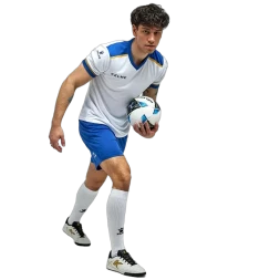 Футбольная форма KELME S/S Football Set (White/Blue)