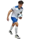 Футбольная форма KELME S/S Football Set (White/Blue)