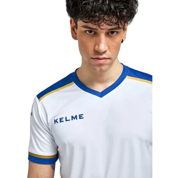 Футбольная форма KELME S/S Football Set (White/Blue)