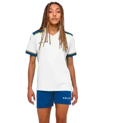 Футбольная форма KELME S/S Football Set (White/Blue)
