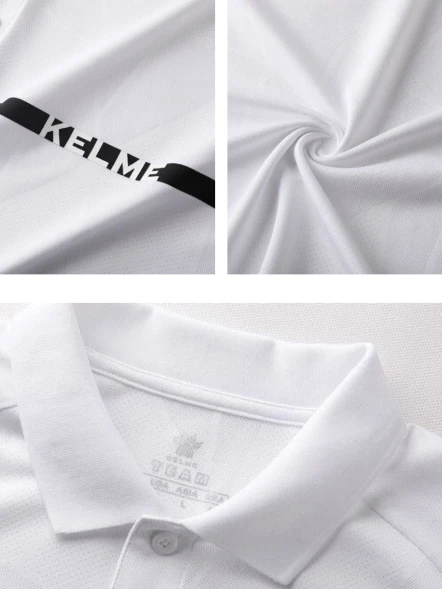 Футболка-поло KELME Short Sleeve Polo Shirt White