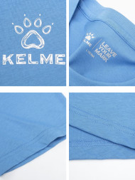 Футболка KELME Round Neck Short Sleeve T-Shirt Light Blue