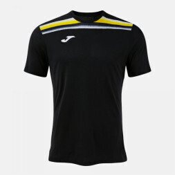 ФУТБОЛКА С КОРОТКИМ РУКАВОМ TOLEDO II ЧЕРНЫЙ ЖЕЛТЫЙ