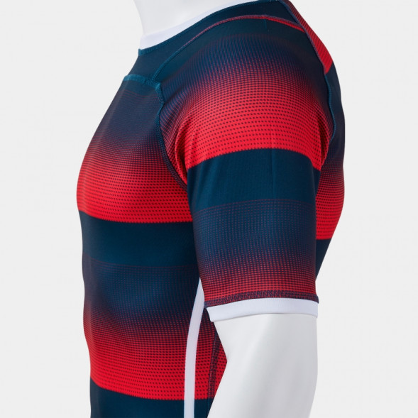 ФУТБОЛКА С КОРОТКИМ РУКАВОМ STONE RUGBY PRO КРАСНЫЙ ТЕМНО-СИНИЙ