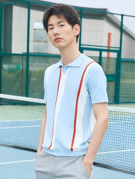Футболка-поло KELME Short Sleeve Polo Shirt Light Blue