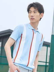 Футболка-поло KELME Short Sleeve Polo Shirt Light Blue