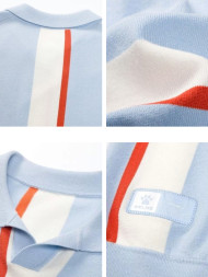 Футболка-поло KELME Short Sleeve Polo Shirt Light Blue