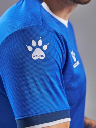 Футбольная форма KELME Short-Sleeved Football Suit (Blue/Dark Blue)