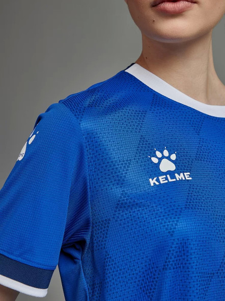 Футбольная форма KELME Short-Sleeved Football Suit (Blue/Dark Blue)