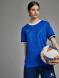 Футбольная форма KELME Short-Sleeved Football Suit (Blue/Dark Blue)