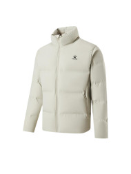 Пуховик KELME Regular Stand-up Collar Down Jacket Beige