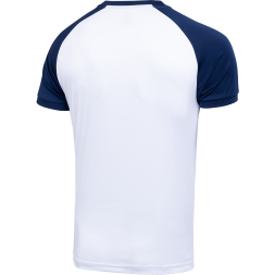 Футболка игровая JÖGEL CAMP Reglan Jersey, белый/темно-синий, детский