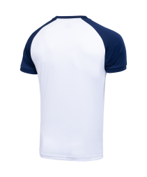 Футболка игровая JOGEL CAMP Reglan Jersey, белый/темно-синий, детский