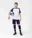 Футболка игровая JOGEL CAMP Reglan Jersey, белый/темно-синий, детский