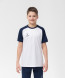 Футболка игровая JOGEL CAMP Reglan Jersey, белый/темно-синий, детский