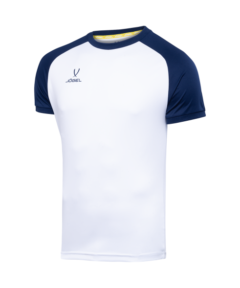 Футболка игровая JOGEL CAMP Reglan Jersey, белый/темно-синий, детский