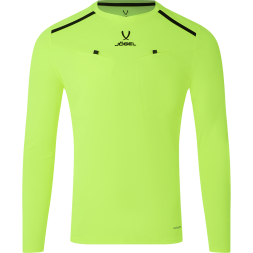 Футболка судейская с длинным рукавом JÖGEL DIVISION PerFormDRY Referee LS Tee, желтый неон