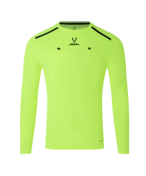 Футболка судейская с длинным рукавом JOGEL DIVISION PerFormDRY Referee LS Tee, желтый неон