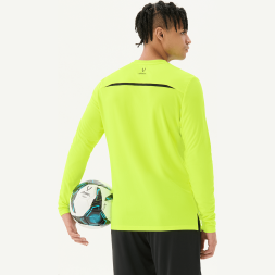 Футболка судейская с длинным рукавом JOGEL DIVISION PerFormDRY Referee LS Tee, желтый неон