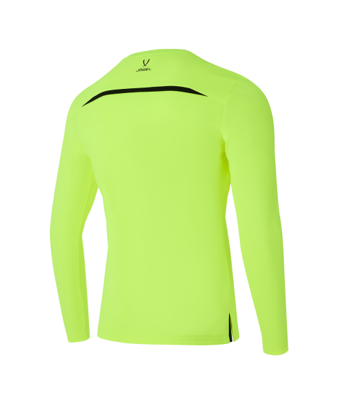 Футболка судейская с длинным рукавом JOGEL DIVISION PerFormDRY Referee LS Tee, желтый неон