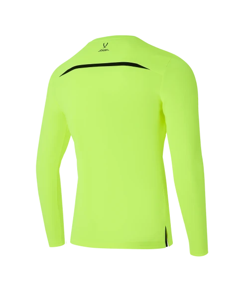 Футболка судейская с длинным рукавом JOGEL DIVISION PerFormDRY Referee LS Tee, желтый неон