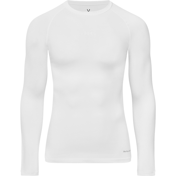 Футболка компрессионная с длинным рукавом JOGEL PerFormDRY Baselayer LS Tee, белый