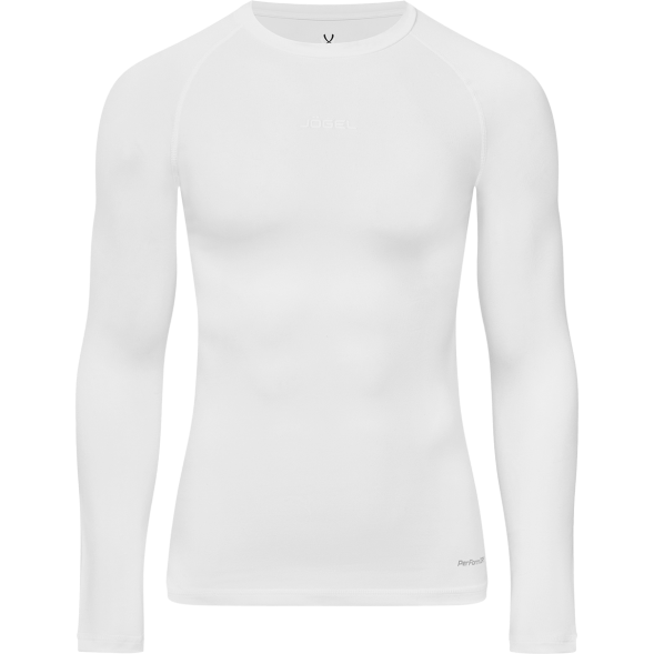 Футболка компрессионная с длинным рукавом JOGEL PerFormDRY Baselayer LS Tee, белый