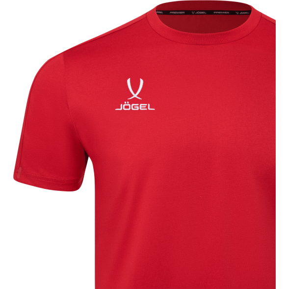Футболка тренировочная JÖGEL PREMIER PerFormDRY TRN CVC Tee, красный