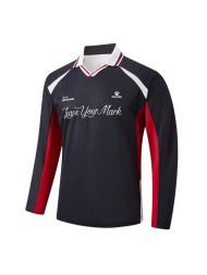 Лонгслив KELME Long-sleeved Polo Shirt Dark Blue
