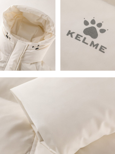 Пуховик KELME Women's Short Down Jacket Beige