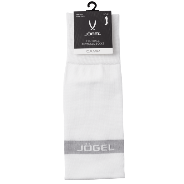 Гетры футбольные JÖGEL CAMP ADVANCED SOCKS 00, белый/серый