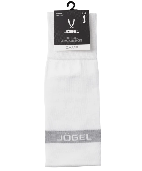 Гетры футбольные JOGEL CAMP ADVANCED SOCKS 00, белый/серый