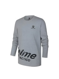 Детский лонгслив KELME Boys Long Sleeve T-Shirt Grey