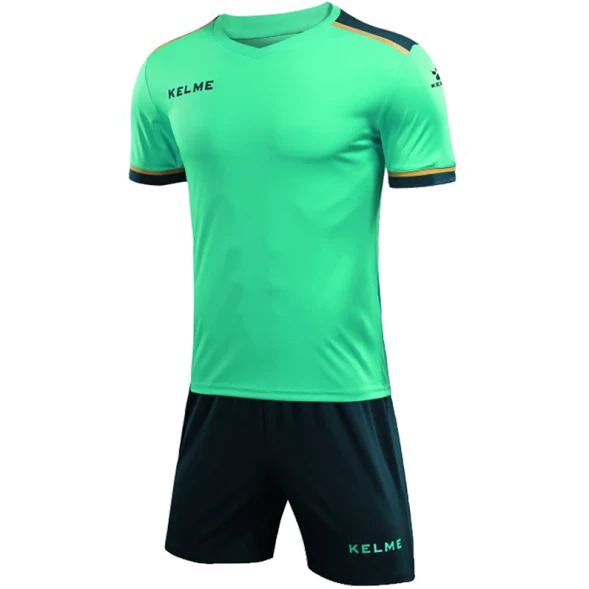 Форма футбольная KELME SHORT SLEEVE FOOTBALL SET (8351ZB1158-328) Мятный/Темно-зеленый M (Teal/Blue-green)