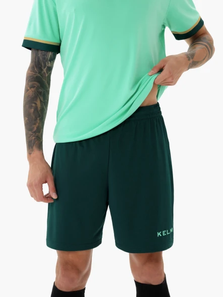 Форма футбольная KELME SHORT SLEEVE FOOTBALL SET (8351ZB1158-328) Мятный/Темно-зеленый M (Teal/Blue-green)