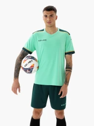 Форма футбольная KELME SHORT SLEEVE FOOTBALL SET (8351ZB1158-328) Мятный/Темно-зеленый M (Teal/Blue-green)
