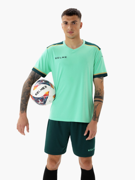 Форма футбольная KELME SHORT SLEEVE FOOTBALL SET (8351ZB1158-328) Мятный/Темно-зеленый M (Teal/Blue-green)