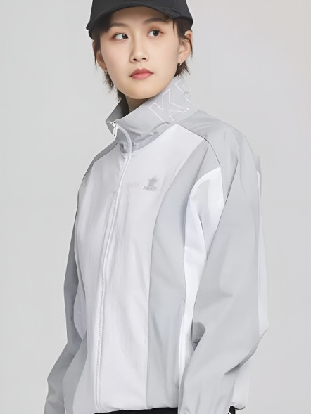 Ветровка KELME Woven Jacket (White/Grey)