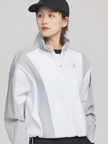 Ветровка KELME Woven Jacket (White/Grey)