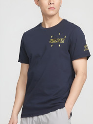 Футболка KELME Round Neck Short Sleeve T-Shirt Dark Blue