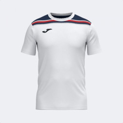 ФУТБОЛКА С КОРОТКИМ РУКАВОМ TOLEDO II БЕЛЫЙ ТЕМНО-СИНИЙ