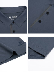Футболка KELME Short Sleeve Polo Shirt Blue