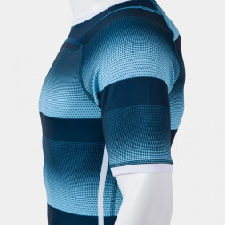 ФУТБОЛКА С КОРОТКИМ РУКАВОМ STONE RUGBY PRO СВЕТЛО-ГОЛУБОЙ ТЕМНО-СИНИЙ