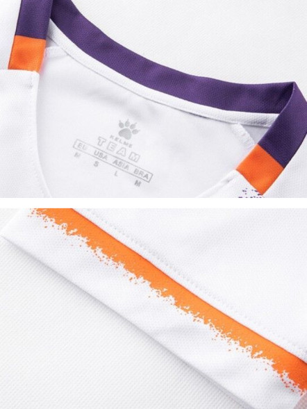 Футбольная форма KELME Short-Sleeved Football Suit White