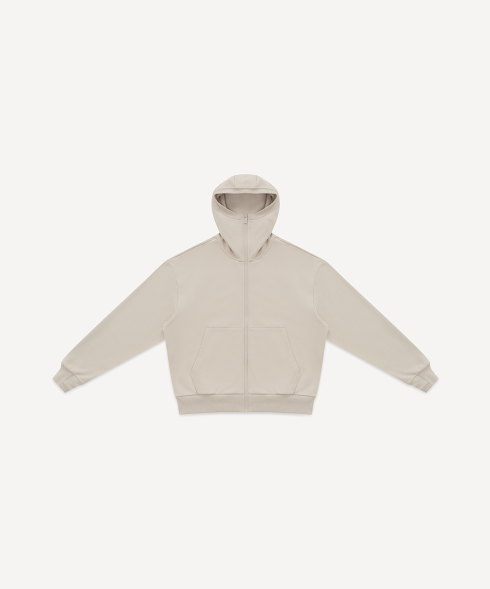 Худи на молнии JOGEL Power Inside Zip Hoodie W Oversize Fit, бежевый