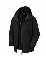 Демисезонная куртка KELME Three-in-one Woven Jacket Black