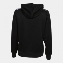 CHAQUETA CON CAPUCHA ECO SUPERNOVA NEGRO BLANCO