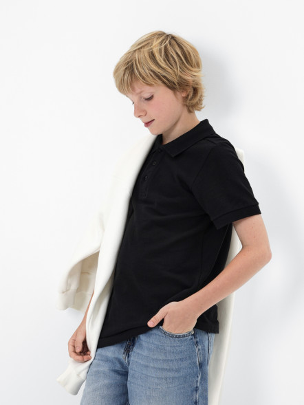Детская футболка-поло FN Classic Black