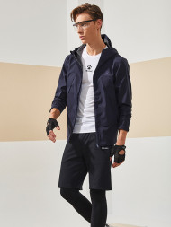Ветровка KELME Woven Hooded Jacket Dark Blue