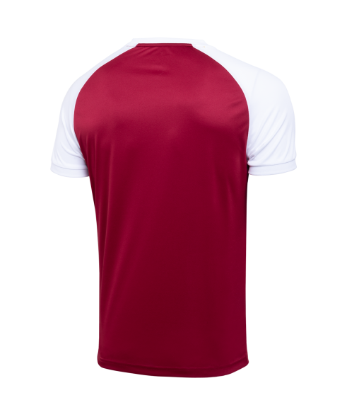 Футболка игровая JOGEL CAMP Reglan Jersey, гранатовый/белый, детский